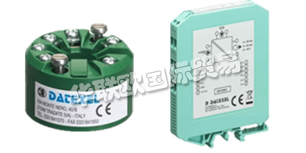 DATEXEL公司制造各種溫度變送器，頭戴式溫度變送器，信號(hào)轉(zhuǎn)換器，信號(hào)隔離器，跳閘放大器，熱電偶轉(zhuǎn)換器，電流信號(hào)調(diào)節(jié)器，回路供電指示器，信號(hào)分配器，分布式I/O模塊，用于PLC的A/D接口，跳閘放大器，電源，電流回路隔離器和回路供電數(shù)字指示器。下文為您介紹DATEXEL溫度變送器。